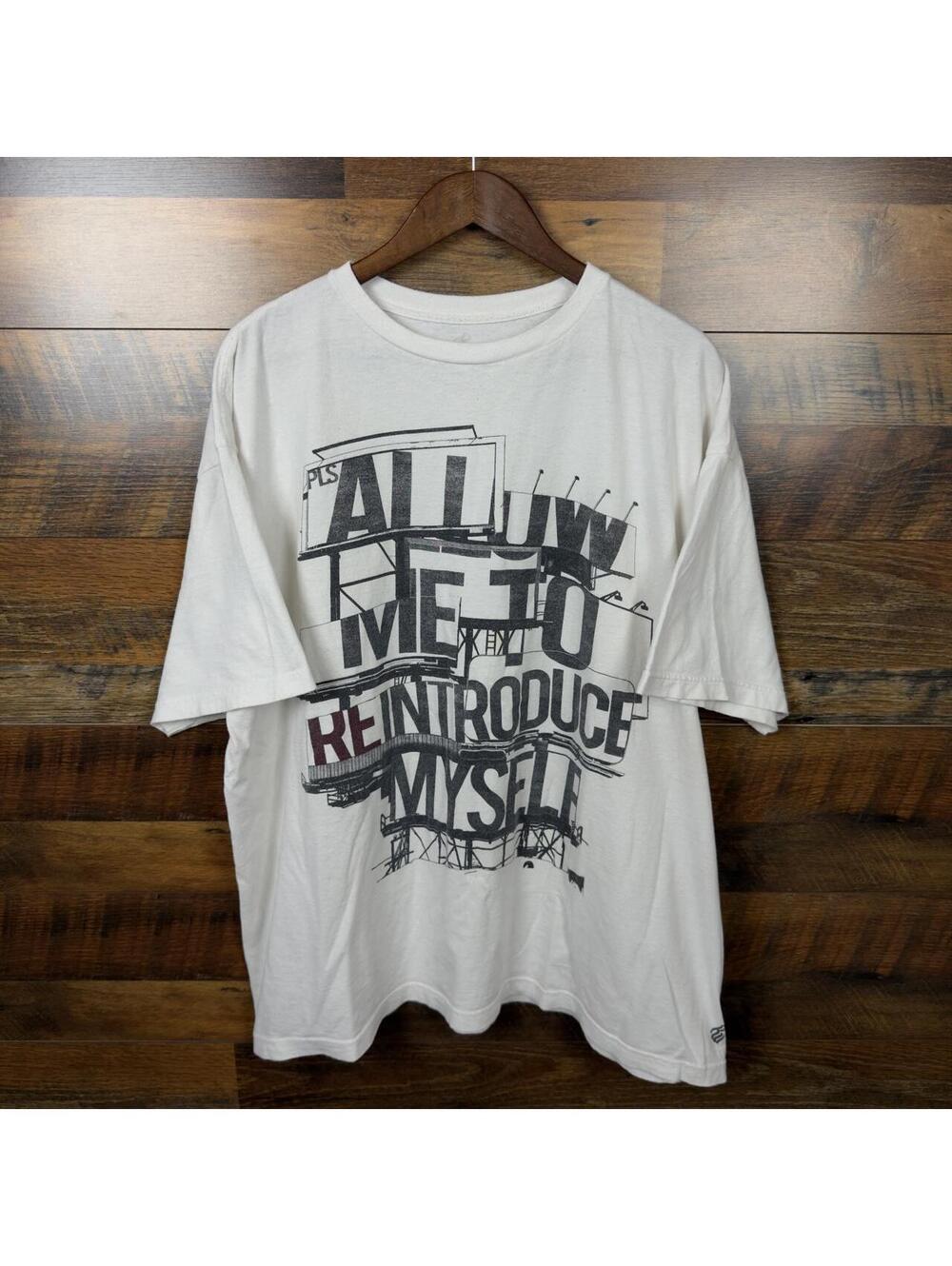 Y2K Rocawear Allow Me To Reintroduce Myself Jay Z Graphic T Shirt Size 3XB